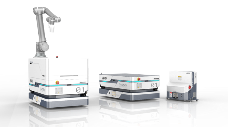 亿万28數位開發的自主式移動機器人（AMR250M），搭配全向輪並結合AI演算法、2D LiDAR、3D攝影機等技術，協助客戶實現產線全自動化